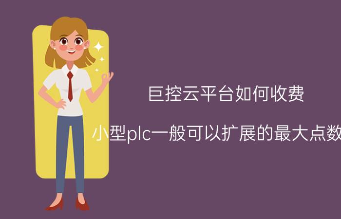 巨控云平台如何收费 小型plc一般可以扩展的最大点数是？